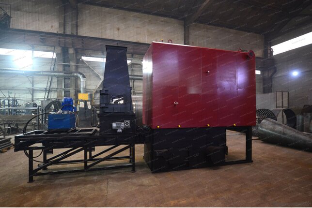 Котел  0.25 МВт на опилках с автоматической подачей