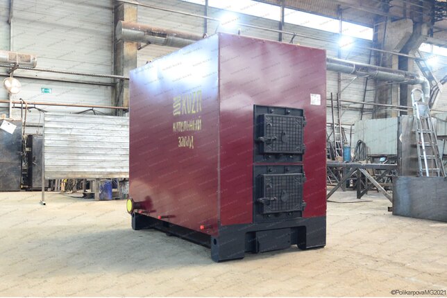 Котел на дровах 470 кВт промышленный